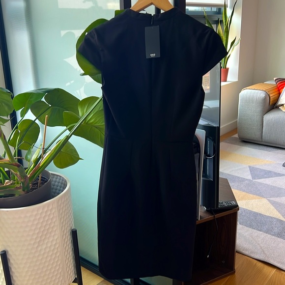 Mango black midi work dress - Picture 2 of 3